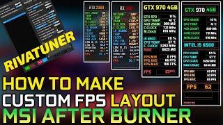 Riva Tuner Osd Custom Layout: Easy Tutorial - Make Custom FPS Layout