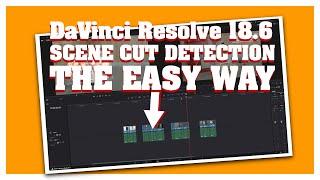 DaVinci Resolve 18.6: Scene cut detection the easy way (this will save you time)