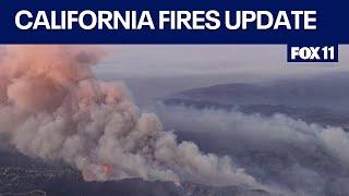 California Fires: Palisades Fire spreads toward 405, expanding evacuations