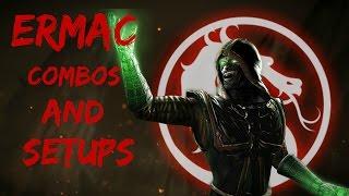 MKX:Ermac Combos & Setups(32-56%)