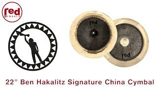 Red Cymbals Ben Hakalitz - Yothu Yindi - Signature Series 22" China Cymbal Demo 2450 grams