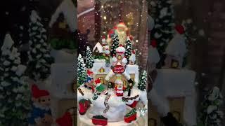 santa villages #shorts #shortsvideo #santaclous #christmasfigurine