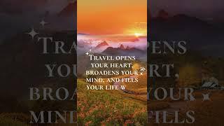 Top Travel Quote to Inspire Your Next Adventure ️ | #shorts  #travelgoals #adventureawaits #travel