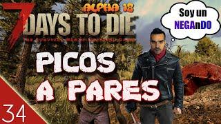 PREPARATIVOS antes de la HORDA y HERRAMIENTAS| 7 Days to die  #34 alpha 18 | Gameplay Español