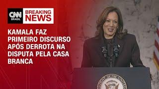 Kamala faz primeiro discurso após derrota na disputa pela Casa Branca  | CNN ARENA