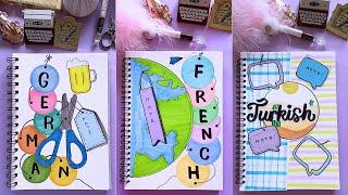 12 Creative Front Page Ideas | Make Your Language Notebook Stand Out 