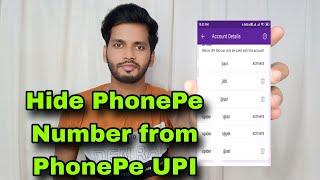 How to Hide PhonePe Number From Your PhonePe Upi #phonepeupi #phonepe