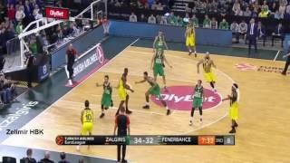 Melih Mahmutoğlu 3. çeyrekte alev alıyor, 4'te 4 üçlük! vs Zalgiris - Murat Kosova anlatım