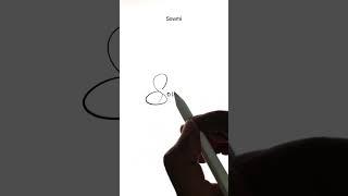 Signature Style for name Sowmi . How to SIGN Creatively. Letter S handwriting. #design #shorts