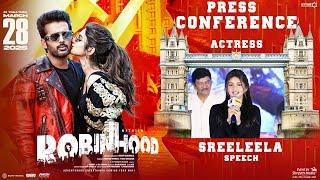 Actress Sreeleela Speech @ Robinhood Press Conference | Nithiin | Venky Kudumula