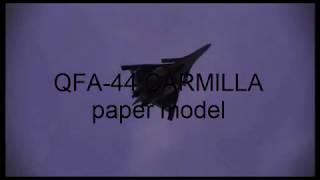 QFA-44 Carmilla paper model, english subtitles