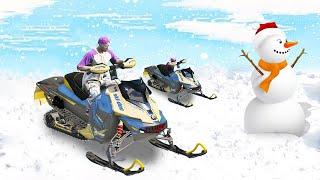 CUMPARAM un SNOWMOBIL cu FRATELE meu MIC in GTA 5!