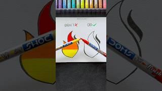 How to Draw Realistic Flames #shorts #craft #art #drawing #crafts #satisfying