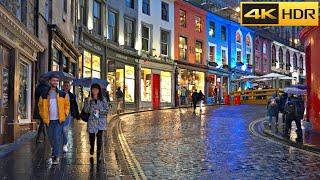 Edinburgh Old Town Walk after Rain August 2021- Edinburgh Walking Tour [4K HDR]