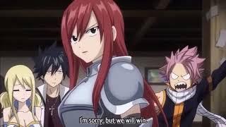 Fairy Tail / Erza loses to laxus funny moment