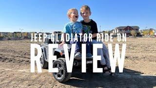 Jeep Gladiator Ride On Review!