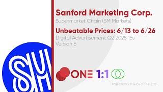 SM Supermarket Unbeatable Prices 6/13 to 6/26 Digital Ad Q2 2025 15s (Philippines, v6) [1:1/ST]