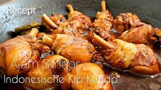 Indische Kip in Ketjapsaus Ayam smoor Ayam Kecap maken Indonesische recept