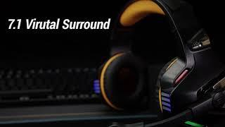 Imperion HS-G70R Galaxian 7.1 Surround-Sound Gaming Headset Promotional Video