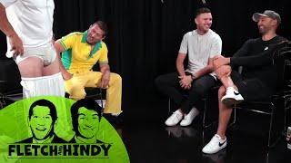 Josh Hazlewood & Nathan Lyon - Between two indoor plants I Fletch & Hindy I Late Show