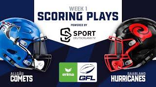 Allgäu Comets - Saarland Hurricanes | Highlights - ERIMA GFL, 1. Spieltag | SDTV Football