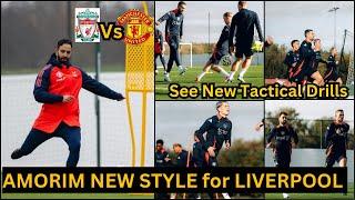 Amorim New Crazy Man United Training for Liverpool: Rashford,Yoro, Amad, Mazraoui, Mount injury news