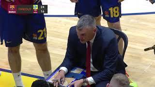 SARUNAS JASIKEVICIUS swearing on timeout vs Maccabi 30.03.2021