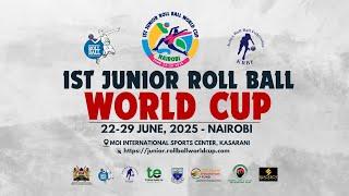 1st JUNIOR Roll Ball World Cup 2025  -  1st Match KENYA VS DEMOCRATIC REPUBLIC OF CONGO (BOYS)