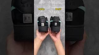 Real Vs Fake Tiffany & Co. Nike Air Force 1 #sneakerhead #sneakers #viral