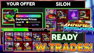 ANIME DEFENDERS! WIN TRADES! GETTING INSANE OVERPAYS! EASY MILLION PROFITS In Anime Defenders