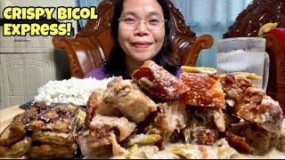 CRISPY BICOL EXPRESS | PINOY FOOD | COOKING | EATING | MUKBANG ASMR | MUKBANG PHILIPPINES | shoutOut