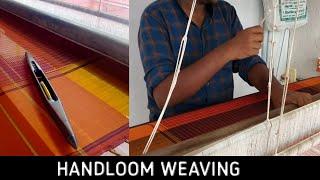 Learning Handloom In Portable Iron Loom