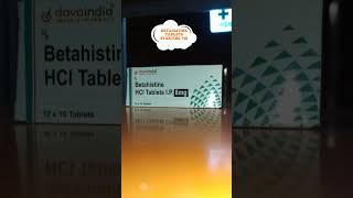 BETAHISTINE TABLETS STARTING ₹15..... 9654498936 #bazpur #davaindia #medicine #shorts