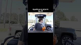 Bro pulled up jus to flex  #truck #vlog