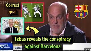 La Liga President Tebas Reveals Conspiracy Against Barcelona After Lewandowski's Goal Disallowed