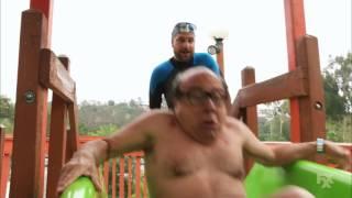 It's Always Sunny in Philadelphia - Frank tries the Thunder Gun Express water slide