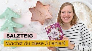 5 typische Fehler bei Salzteig + Gewinnspiel 