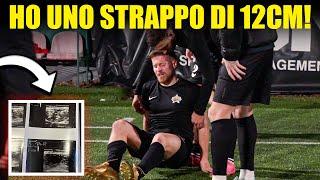 MI SONO FATTO UNO STRAPPO DI 12 CM ALLA GAMBA - INFORTUNIO GRAVE DI DUE MESI | ALL STAR GALACTICOS