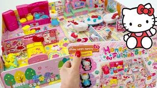 ASMR HELLO KITTY Home Furnishing Set Oddly Satisfying Toy Unboxing