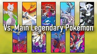 Pokémon Music - All Main Legendary Pokémon Battle Themes from the Core Series (All Versions)