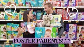 We're going to be FOSTER PARENTS!