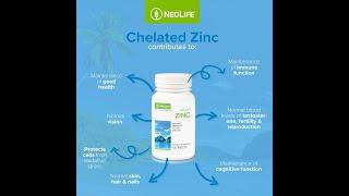 NeoLife Products Chelated Zinc Natural Supplements, Immune Booster -100 Tablets -Gnld Products