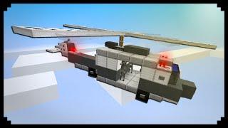  Minecraft: How to make a Helicopter