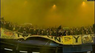 DEUTSCHLAND ULTRAS BVB DORTMUND @ STAMFORD BRIDGE CHELSEA,YELLOW WALL @LONDON SW6 #CHELSEA2DORTMUND0