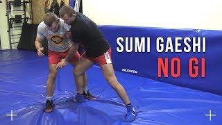 Throw over the head (sumi gaeshi) in no gi  4 variations \ sambo academy