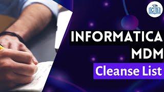 Informatica MDM Cleanse List | Informatica MDM online tutorial | Informatica MDM beginners