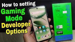 How to setting gaming mode developer option on infinix smart 9 | Infinix smart 9 Gaming mode