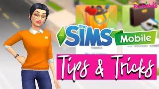 THE SIMS MOBILE TIPS+TRICKS! [LLAMAZOOM, FASTER QUESTS, BETTER IZZY OUTFITS+MORE!]