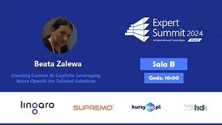 Creating Custom AI Copilots - Beata Zalewa