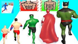 Build a Superhero - Upgrading Mashup HeroSatisfying Asmr Gameplay walkthrough android iOS